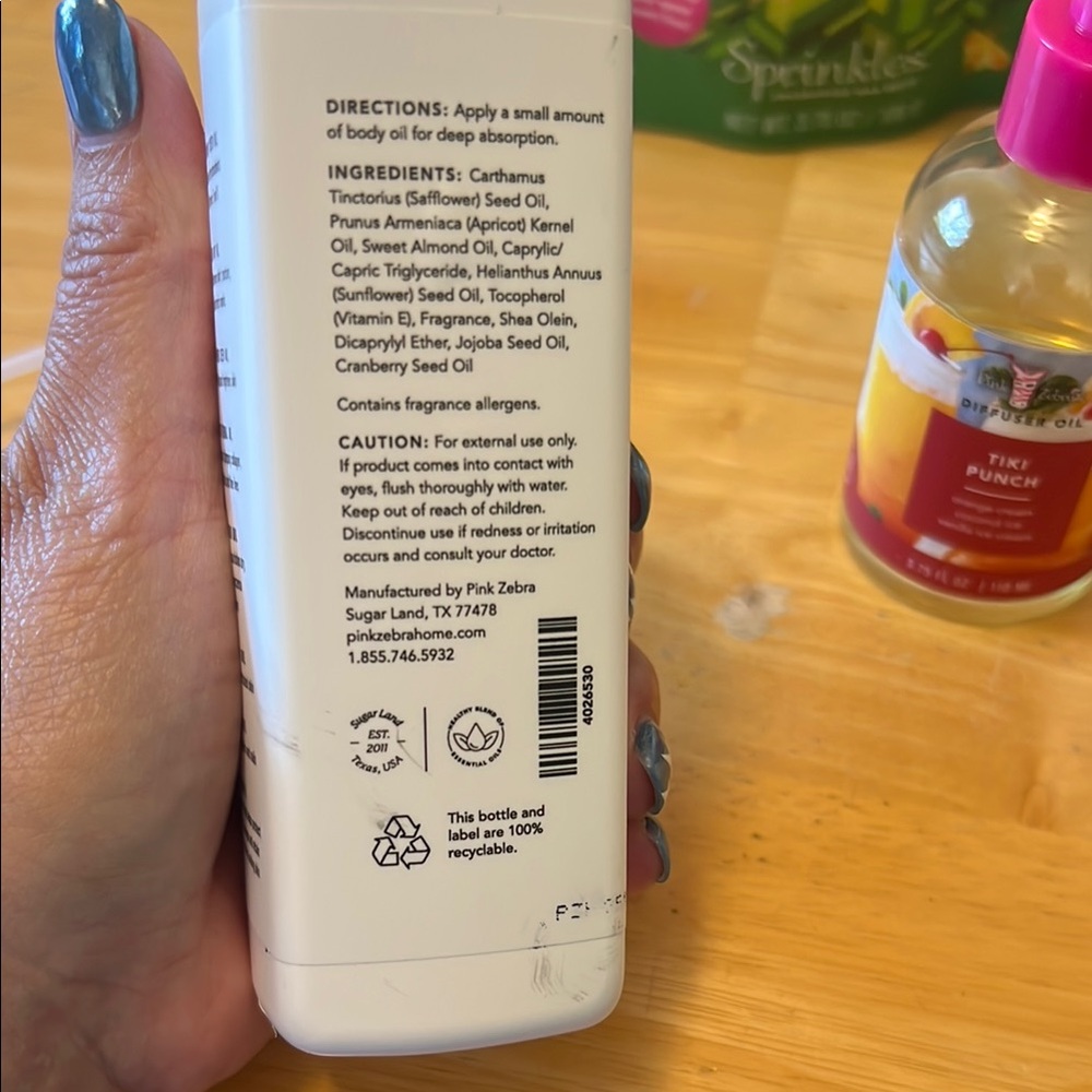 Pink Zebra Insect Repellent and Tiki Punch Set - Picture 6 of 9